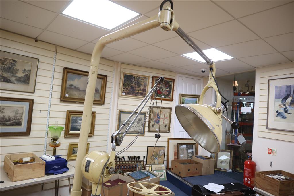 A Rathbone dental unit and accessories